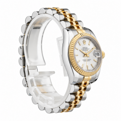 Rolex Datejust 26MM 179173 Two Tone White Dial Watch